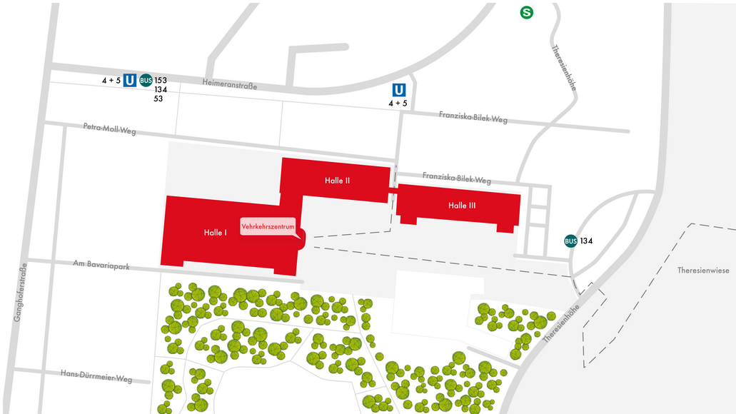 Anfahrt und Lageplan Verkehrszentrum