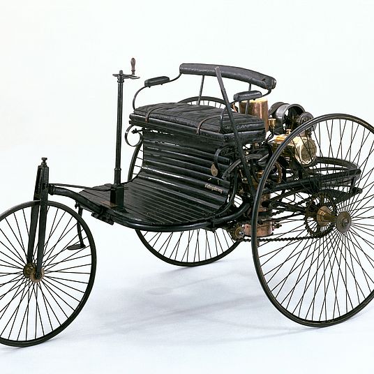 First motor tricycle by Karl Benz.