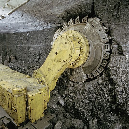 Drum Shearer, 1981 (Original) Drum shearer from 1981.