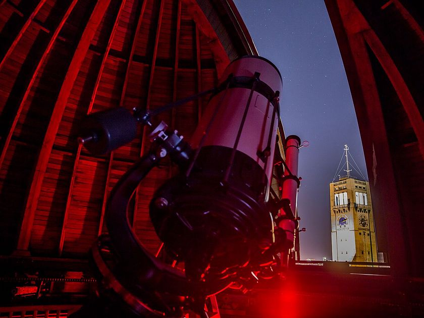 Görz Telescope Görz telescope in the Observatory East.