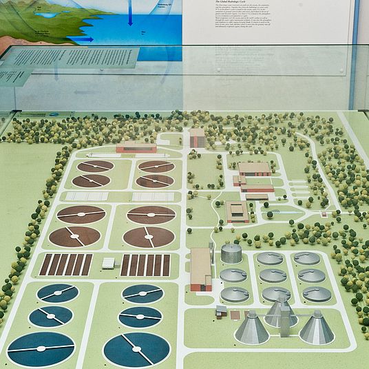 Model of the Gut Marienhof wastewater treatment plant.