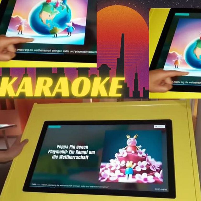 Exponat Präsentationen Erstellen mit KI Erlebnisraum KI Deutsches Museum Bonn.