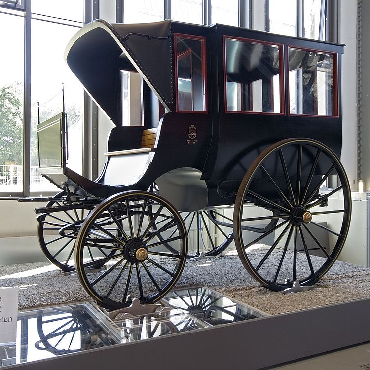 Der Kutschensimulator im Verkehrszentrum.