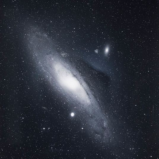 The Andromeda Galaxy The Andromeda galaxy.