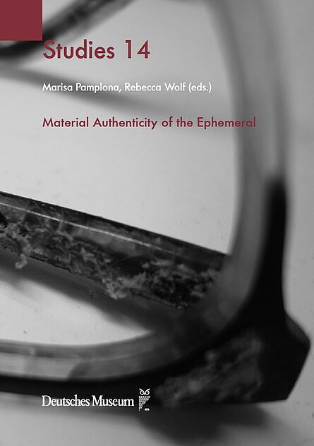 Cover_DM_Studies_Volume_14 Cover of Volume 14 of DM Studies (Material Authenticity of the Ephemeral) showing a black and white photography of a part of plastic glasse