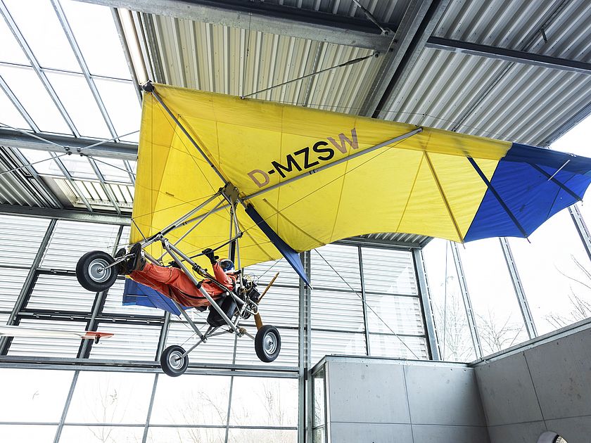 Ultraleicht-Flugzeug Ranger M in der Flugwerft Schleißheim.