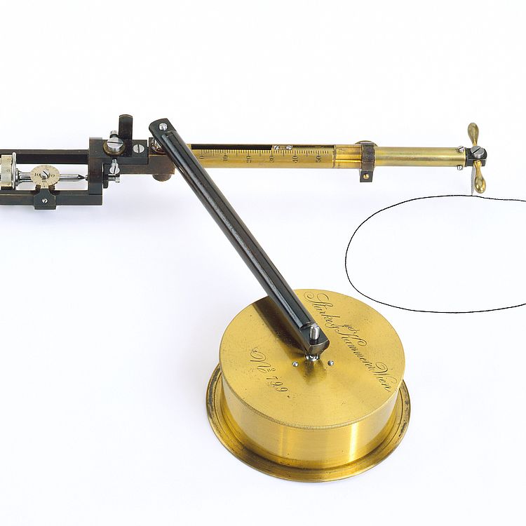 Polarplanimeter, Variante 1 Mathematik, Polarplanimeter